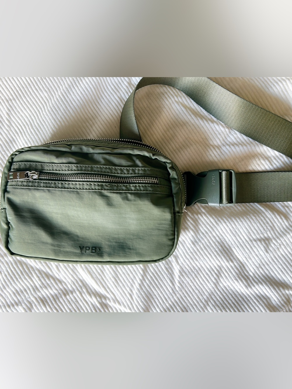 Abercrombie YPB Belt Bag Olive NWT